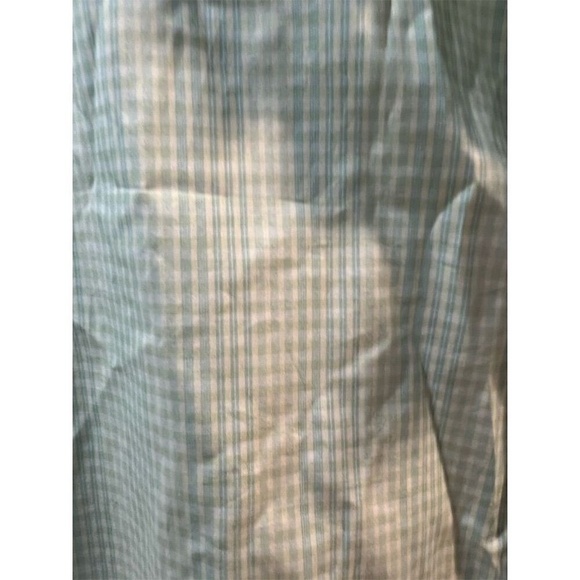 Calvin Klein Men's Short Sleeve Button-Down Shirt Green Checkered M - Picture 5 of 9